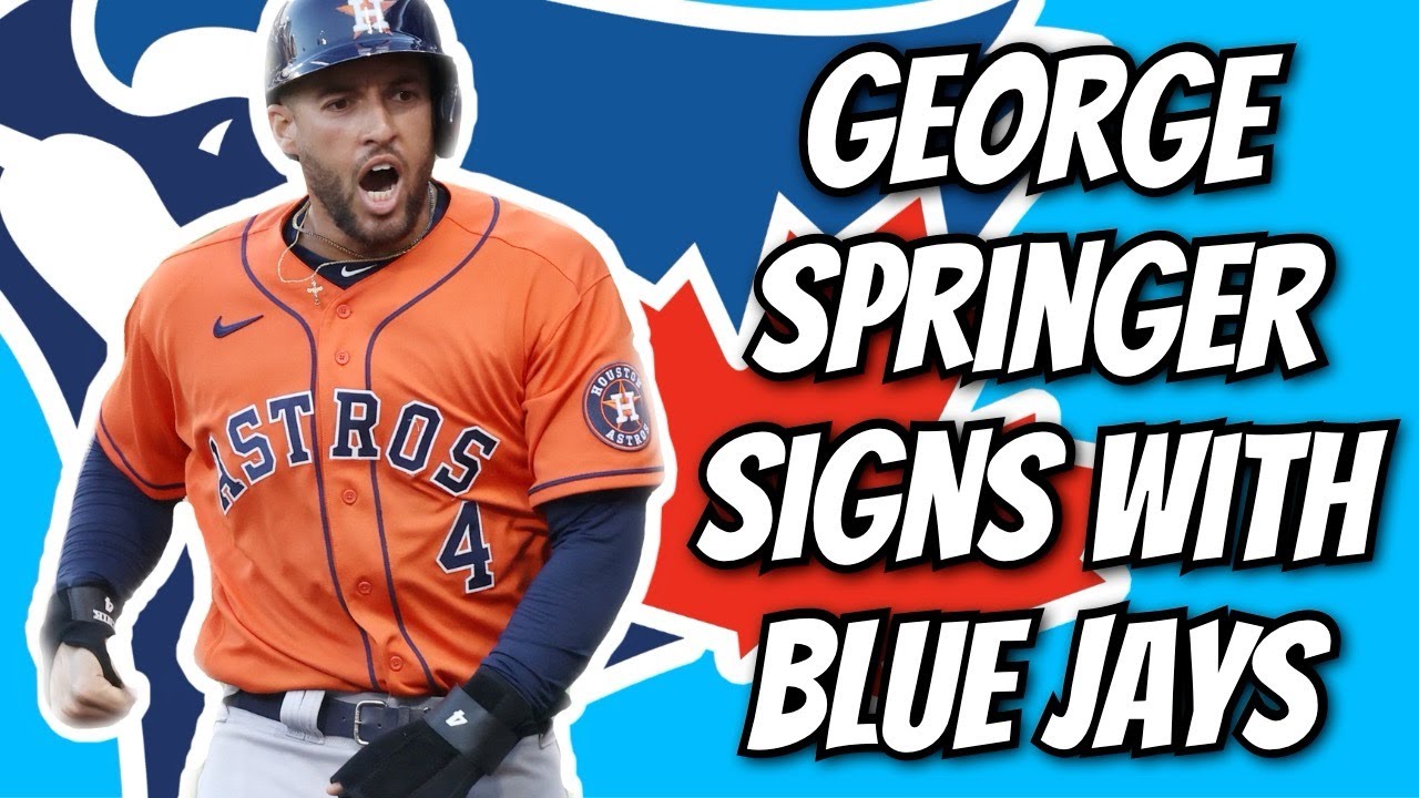 SPRINGER SIGNS WITH THE TORONTO BLUE JAYS AllStar Baseball News