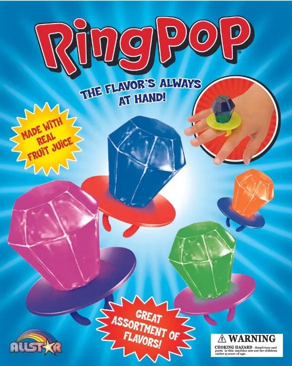 Ring Pops Candy in bulk for Vending Machines