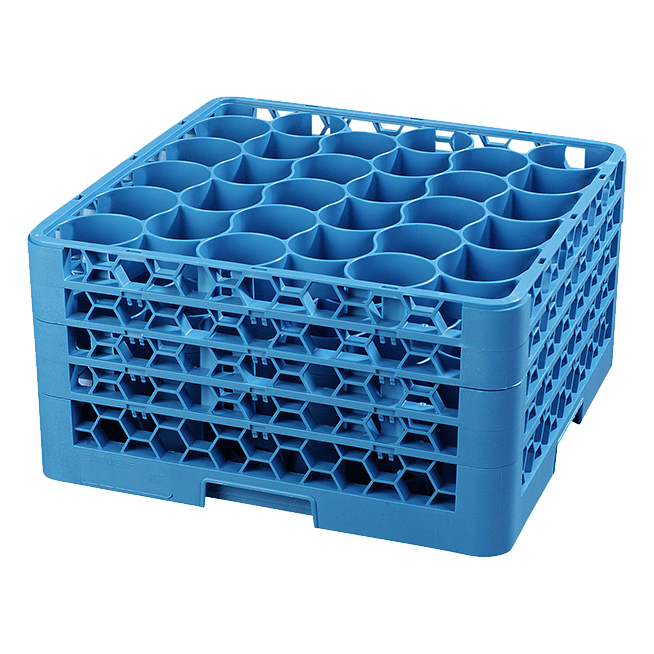 OptiClean™ NeWave™ Dishwasher Glass Rack 30rounded compartments with (4) SureLock extenders
