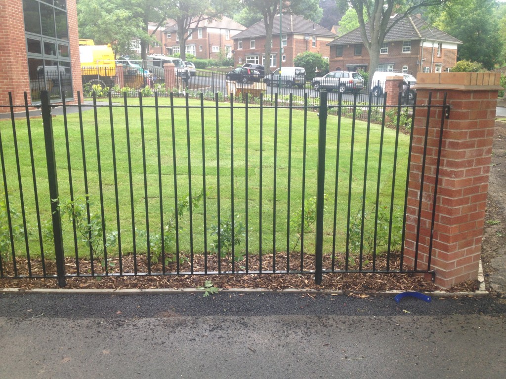 1.2m high Standard Vertical Bar Galvanised Railings from £35.00 per metre to All Steel