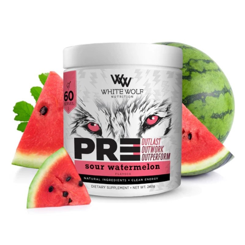 White Wolf Nutrition PRE Workout 60 Serve All Supplements