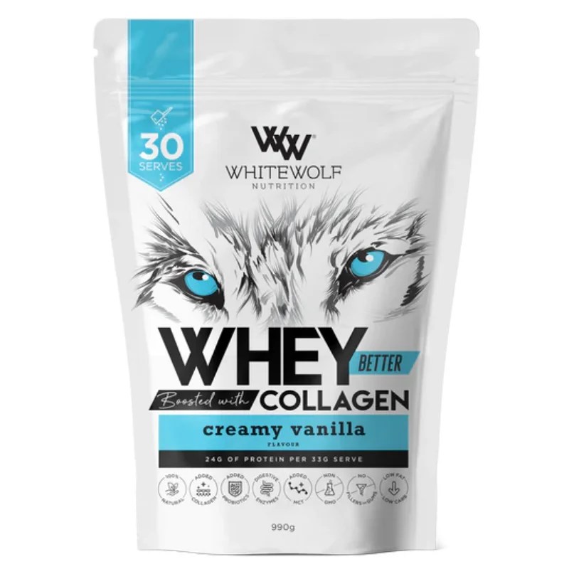 White Wolf Nutrition Whey Better Boosted With Collagen