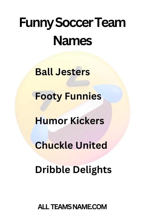 271 Best Soccer Team Names For Winning Spirits All Teams Name