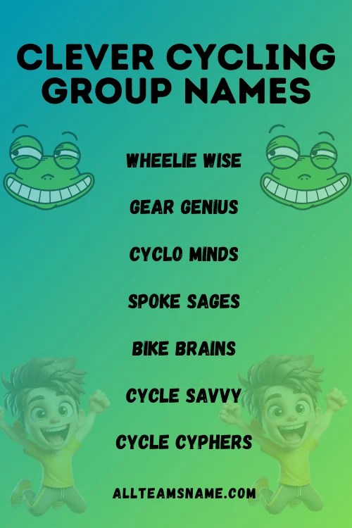 256 Creative Cycling Team Names For Your Event All Teams Name