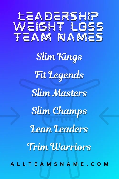 400+ Inspiring Weight Loss Team Names To Boost Your Group's