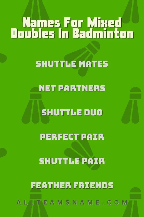 341 Best Badminton Team Names That Will Make Your Opponents Tremble