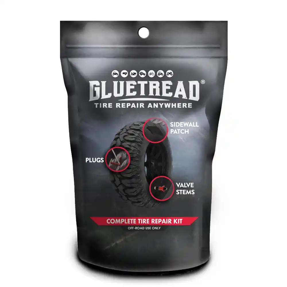 GlueTread Complete Tire Repair Kit - Side Wall Tyre Repair – All