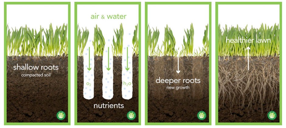 Aeration and Overseeding AllTerrain Grounds Maintenance Fargo, ND