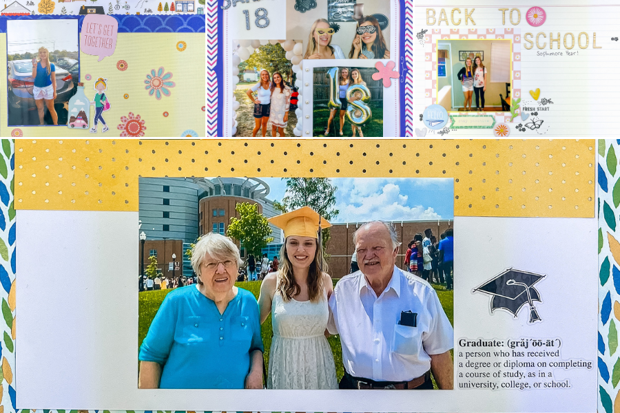 High School Scrapbook Album Ideas For Freshman Senior Year