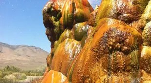 Fly Geyser Up Close
