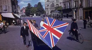 Allied Flags In Paris