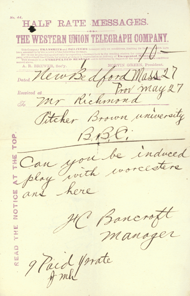 Defunct Baseball Teams Worcester Telegraph