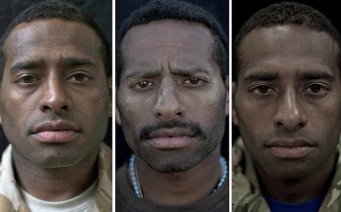 Contemporary Portrait Series Before After War Series