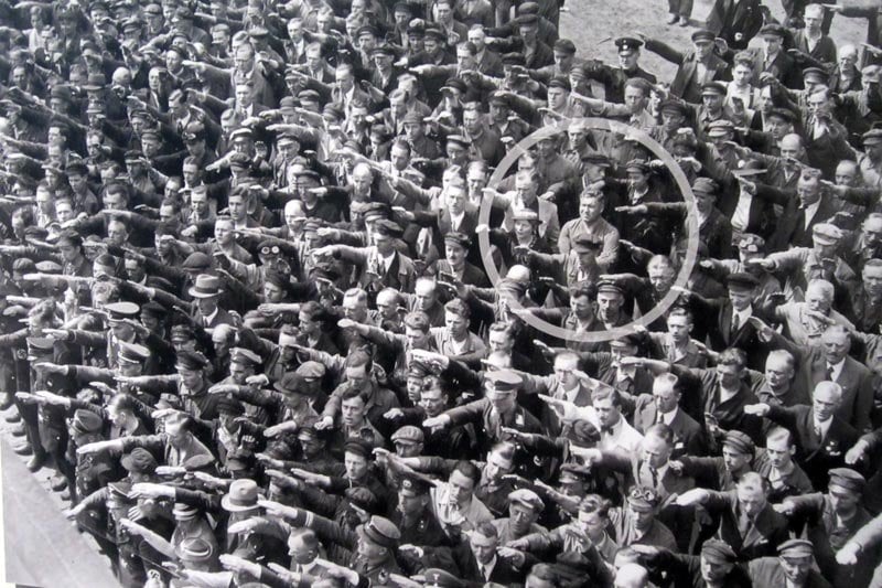 August Landmesser Refuses To Do Nazi Salute