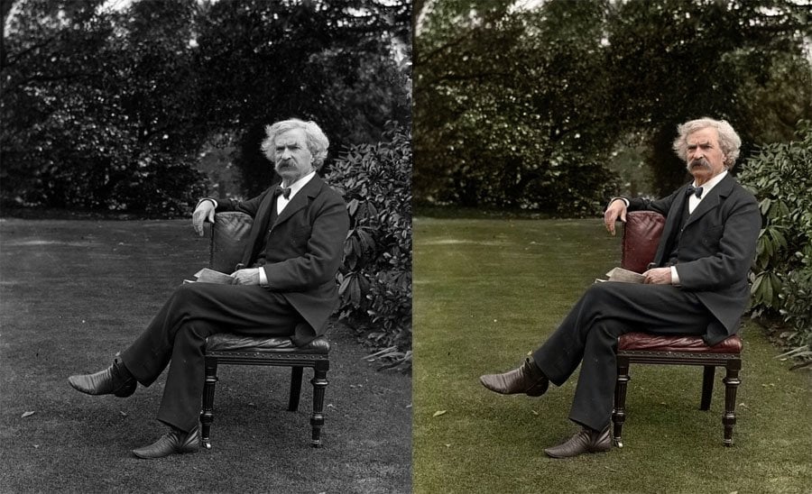 History In Color Mark Twain