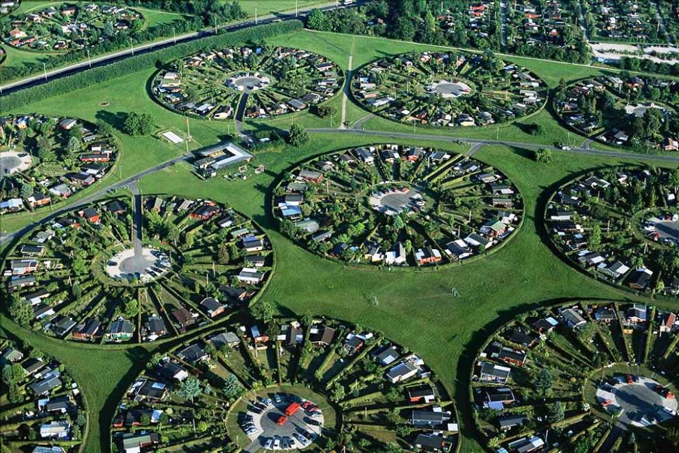 Copenhagen Suburbs Aerial Photography