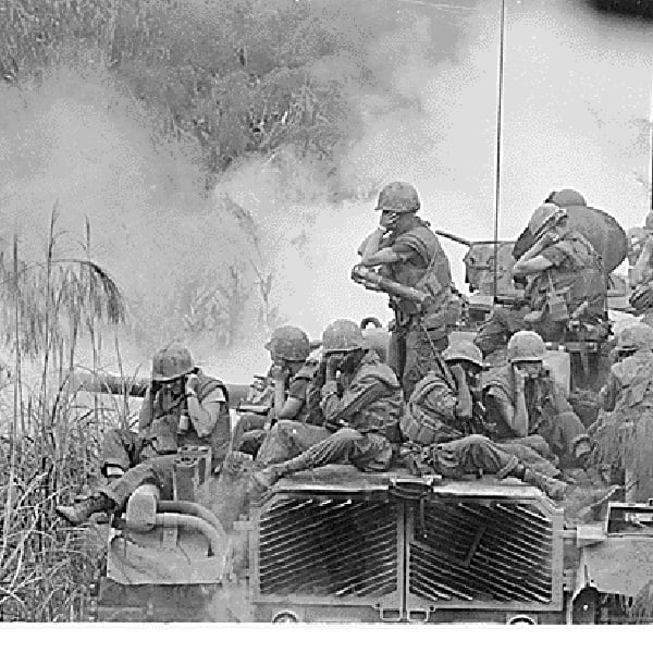 Marines On Tank