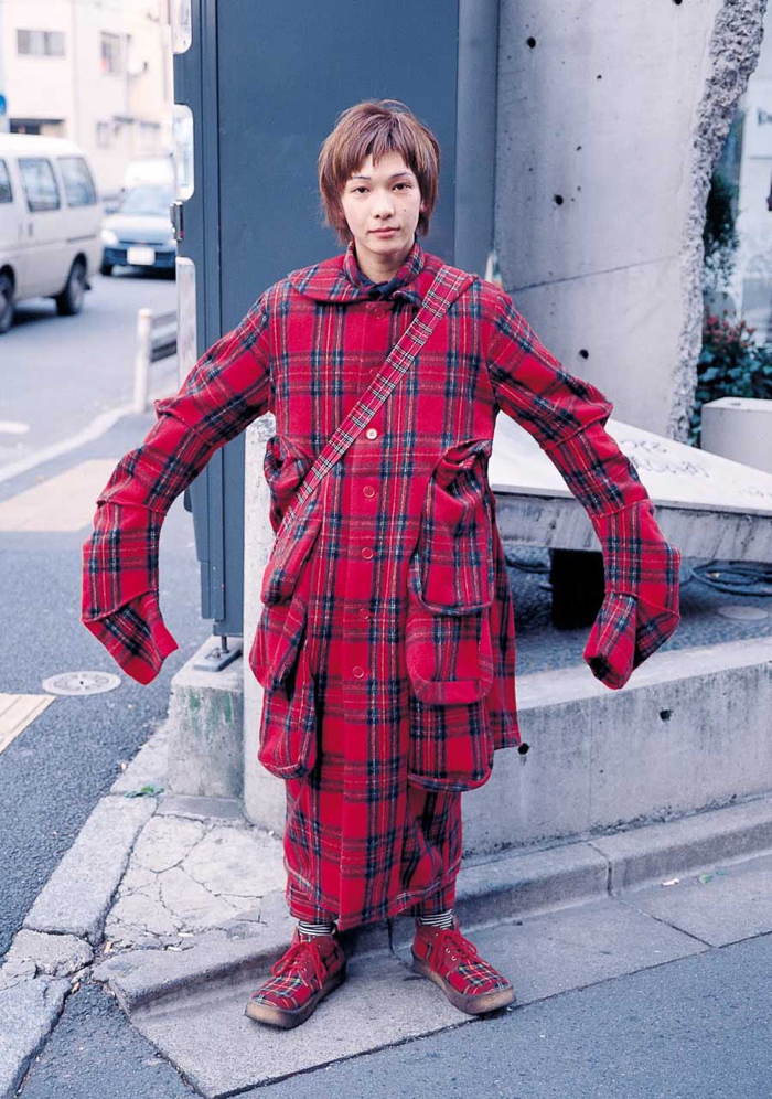 Red Plaid Harajuku Fashion