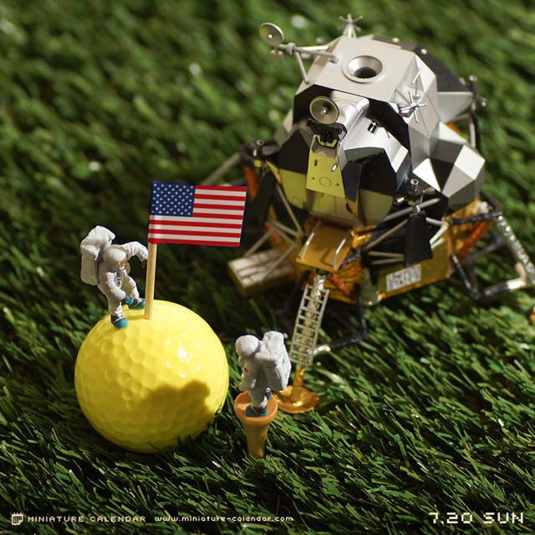 Mini Apollo Landing Scene