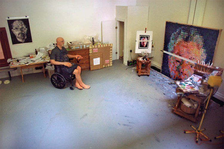 Chuck Close&rsquo;s Art Studio