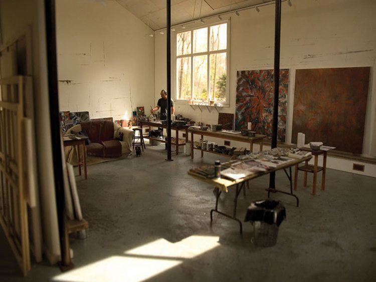 mini art studio ross bleckner