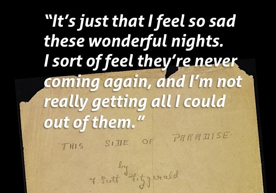 Amory Blaine Wonderful Nights Fitzgerald