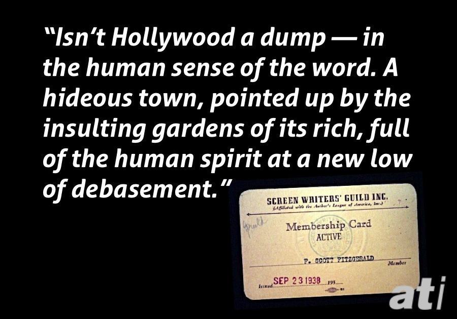 Fitzgerald Hollywood Is A Dump