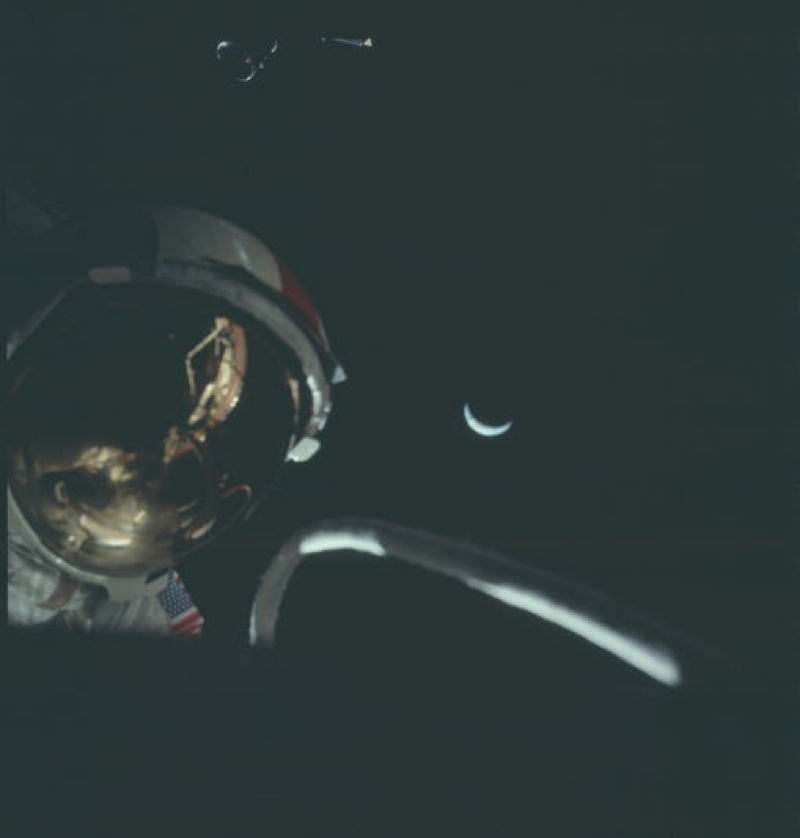 Apollo Project Archive Moonwalk Reflection