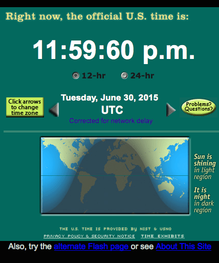 Leap Second Screenshot