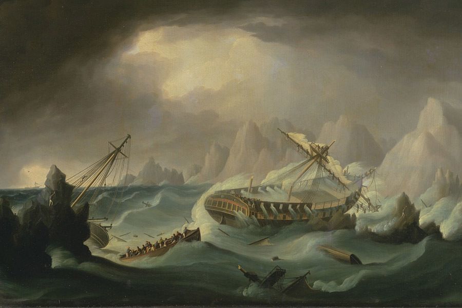 Edgar Allan Poe Shipwreck