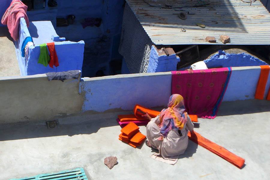 Colorful Textiles In India