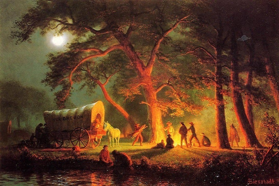 Oregon Trail Bierstadt