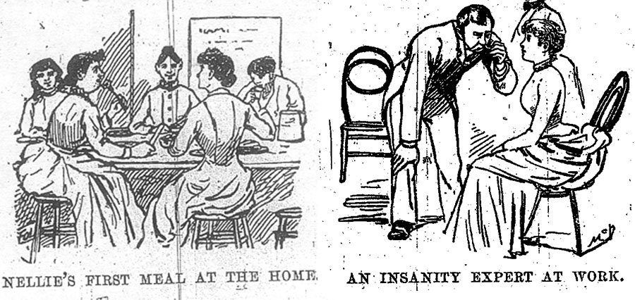 Clippings From Nellie Bly&rsquo;s Ten Days in a Mad House