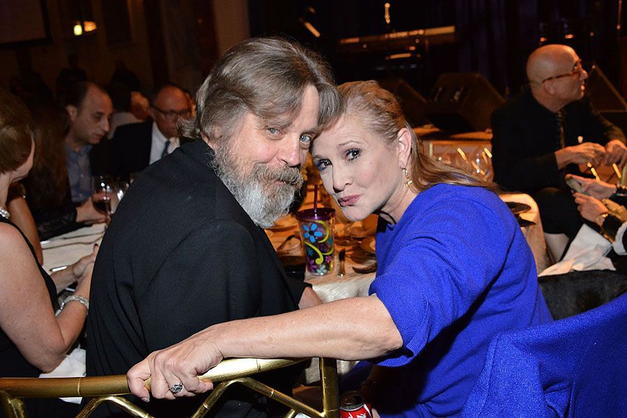 Mark Hamill And Carrie Fisher in 2014