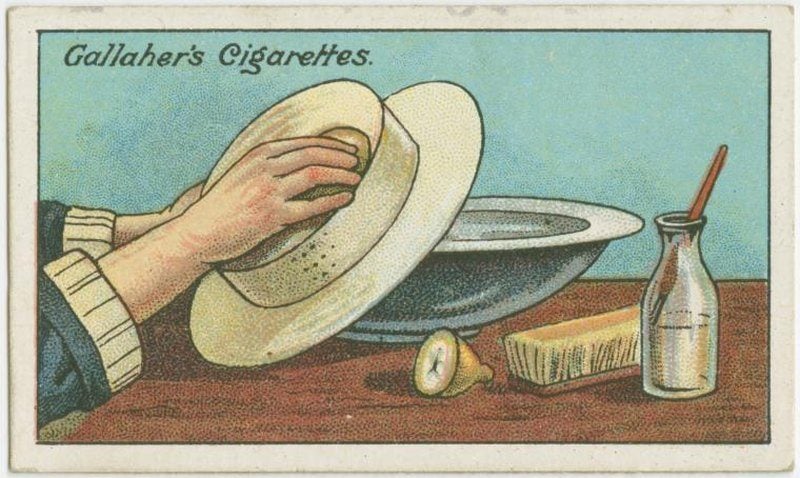 Clean White Straw Hat