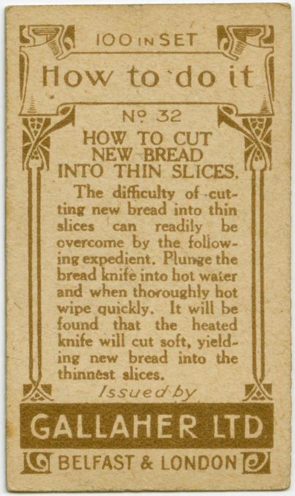 Cut Bread Into Thin Slices Back