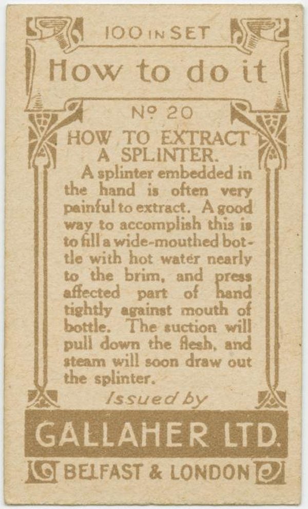 Extract A Splinter Back