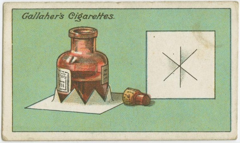 Ink Bottle Upsetting