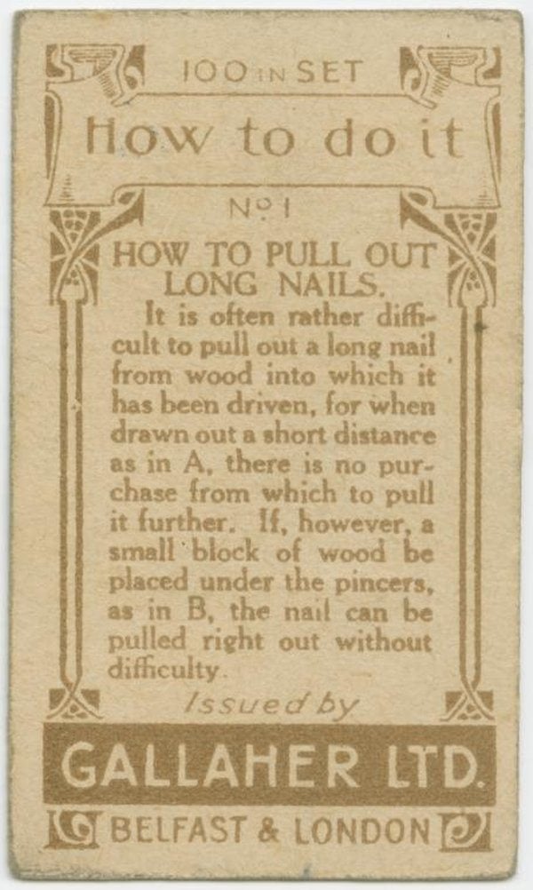 Pull Out Nails Back