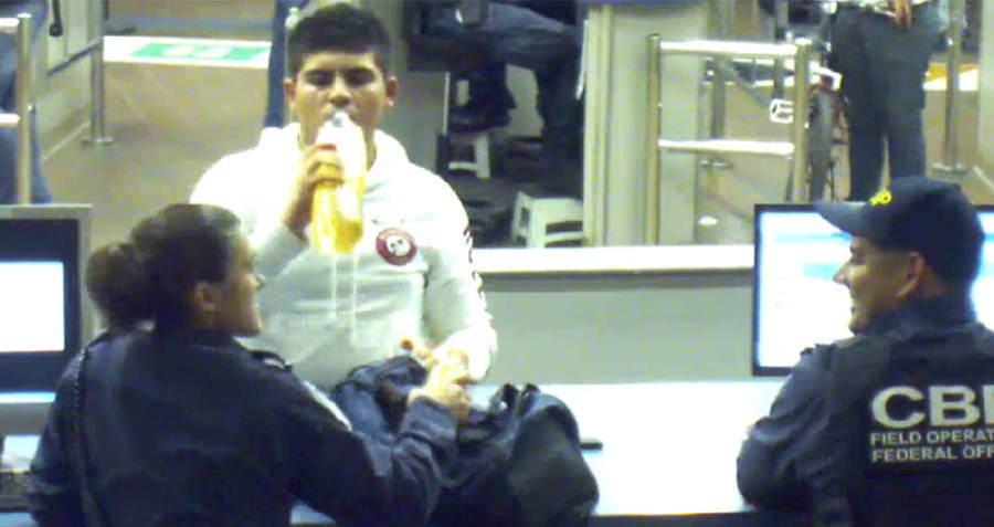 Cruz Marcelino Velazquez Acevedo Drinking Liquid Meth