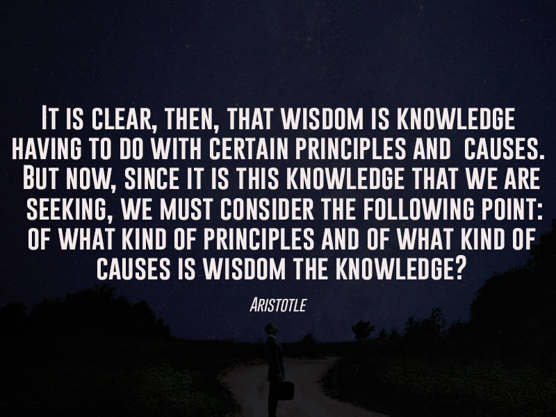 Interesting Question From Aristotle