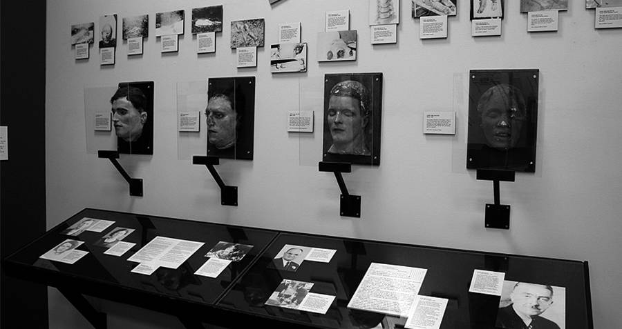 Deathmasks from Cleveland Torso Murders