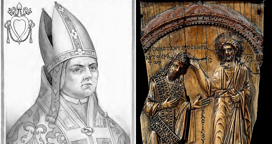 Pope Sylvester II And Constantine VII