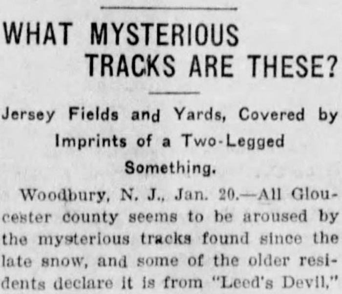 Jersey Devil Headline