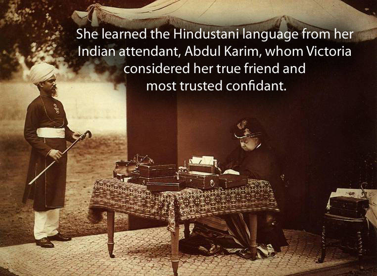 Queen Victoria With Abdul Karim