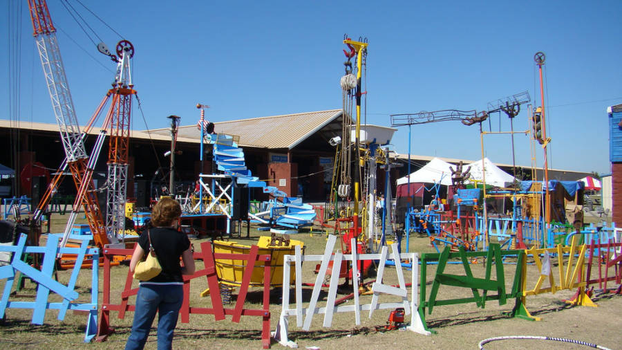 Lifesize Mousetrap Rube Goldberg Machine