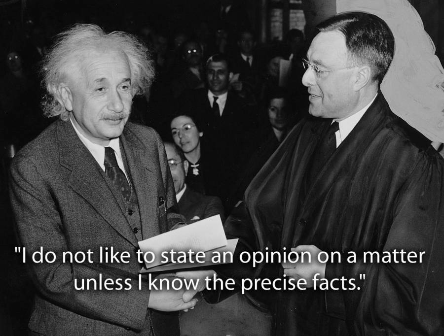 Albert Einstein Quotes About Facts