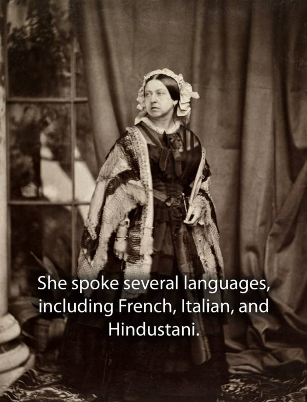 Queen Victoria In Quilted Shawl