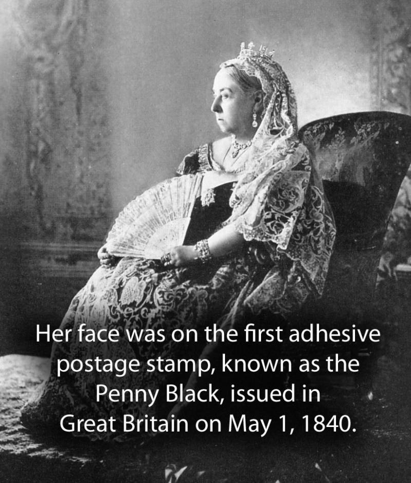 Queen Victoria Holding Fan