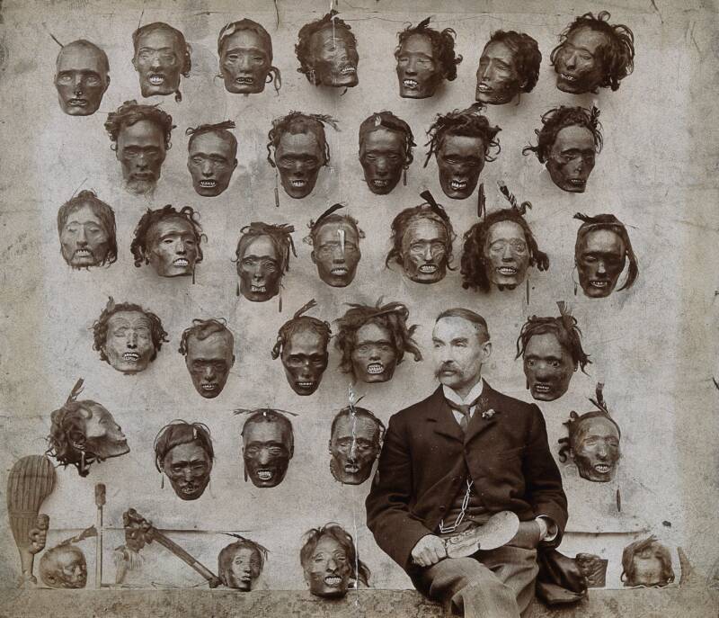 Severed Maori Heads